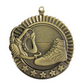 Medal, "Wrestling" Star - 2 3/4" Dia